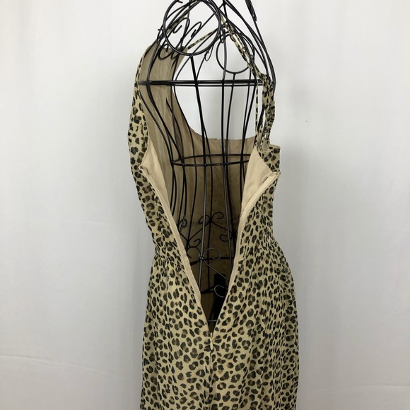 Abercrombie & Fitch spaghetti Strap chetah dress S - Picture 4 of 7